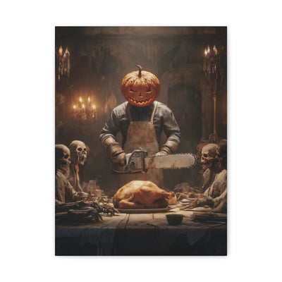 Halloween Addiction — Chainsaw Feast Canvas