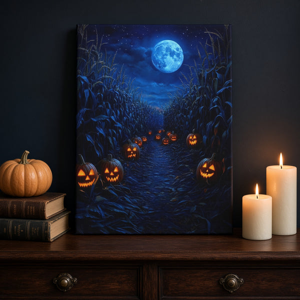 Corn Maze Path Canvas