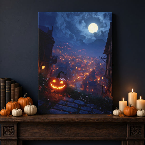 Hilltop Pumpkin Canvas