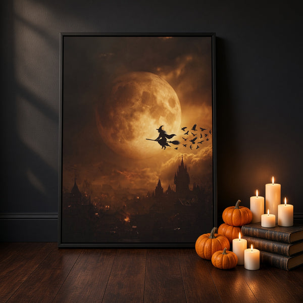 Halloween Addiction — Witch Moon Poster