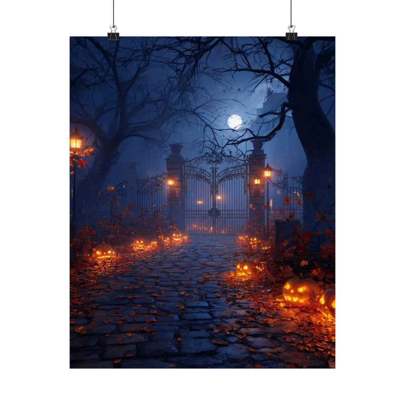Halloween Addiction — Moon Gate Poster