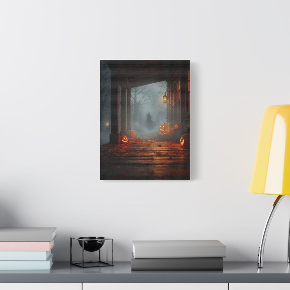 Halloween Addiction — Fog Witch Porch Canvas