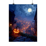 Hilltop Pumpkin Poster