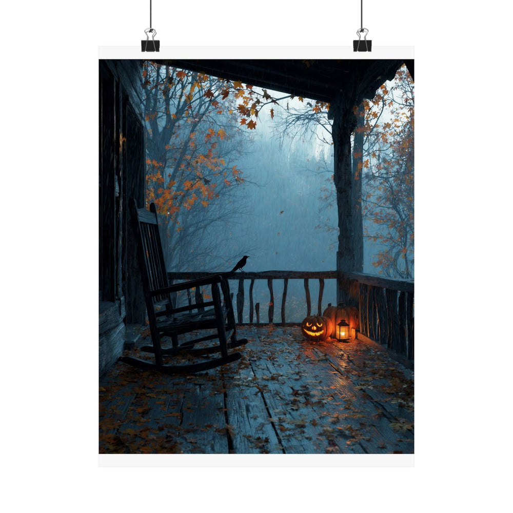 Halloween Addiction — Rain Porch Poster