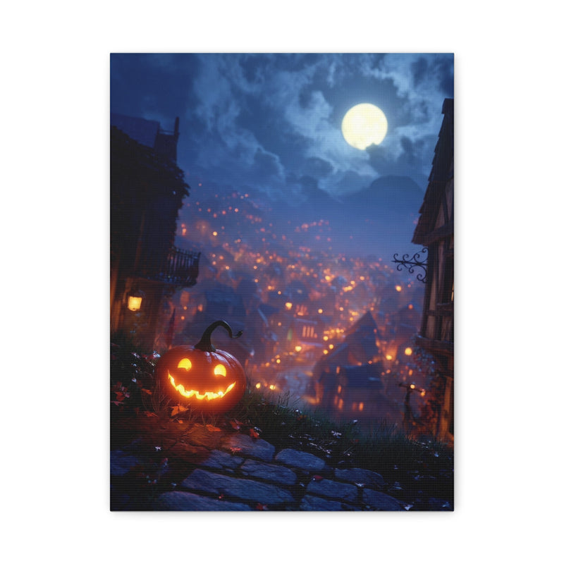 Halloween Addiction — Hilltop Pumpkin Canvas