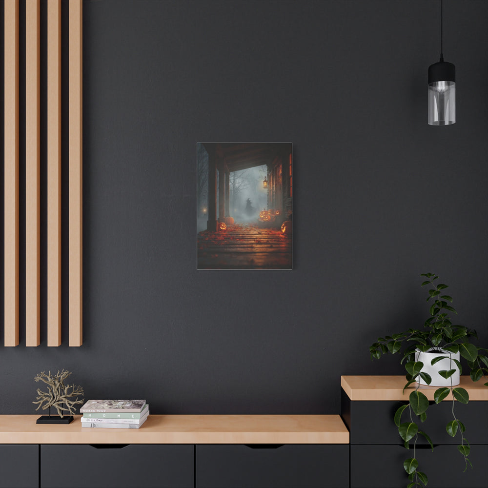Halloween Addiction — Fog Witch Porch Canvas