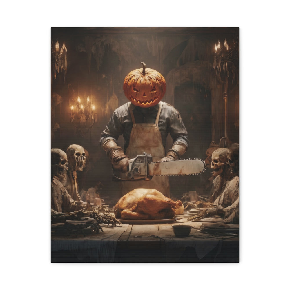 Halloween Addiction — Chainsaw Feast Canvas