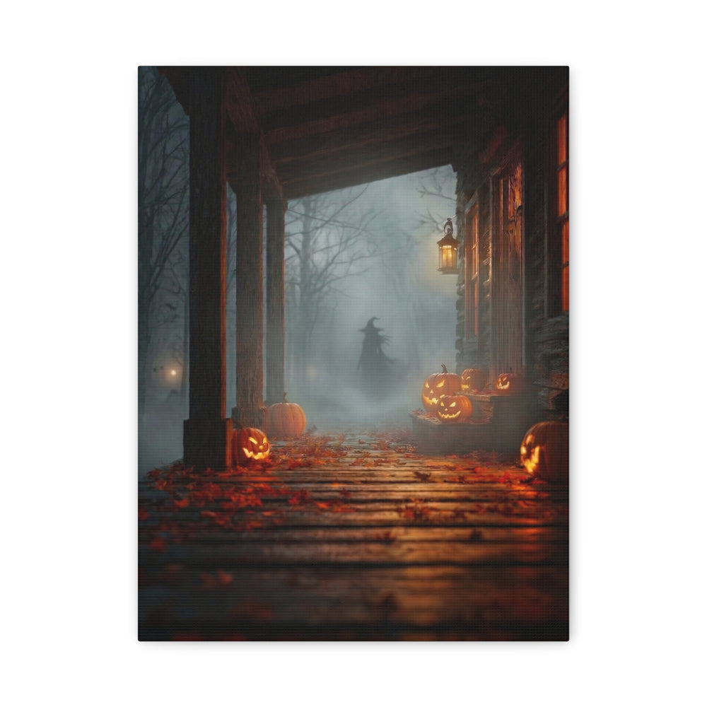 Halloween Addiction — Fog Witch Porch Canvas