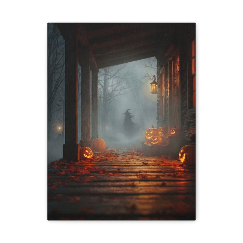 Halloween Addiction — Fog Witch Porch Canvas