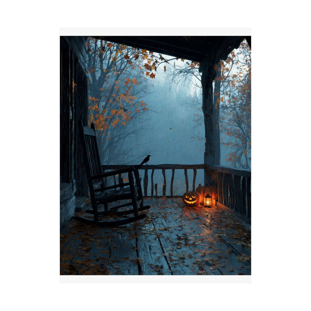 Halloween Addiction — Rain Porch Poster
