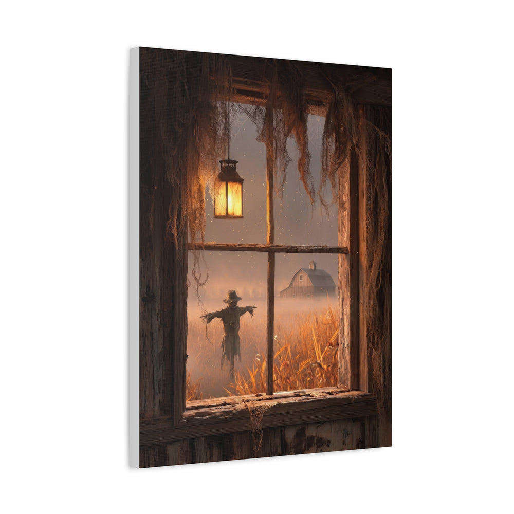 Halloween Addiction — Harvest Window Canvas