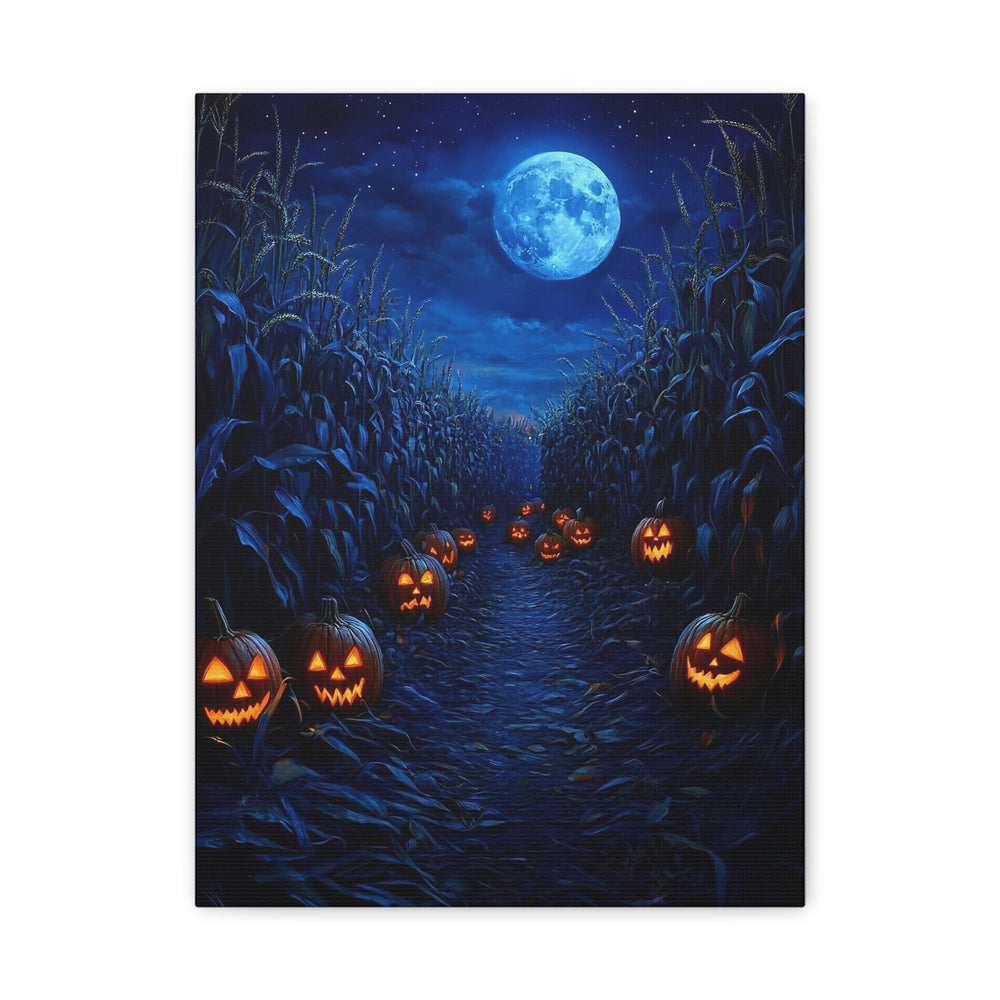 Halloween Addiction — Corn Maze Path Canvas
