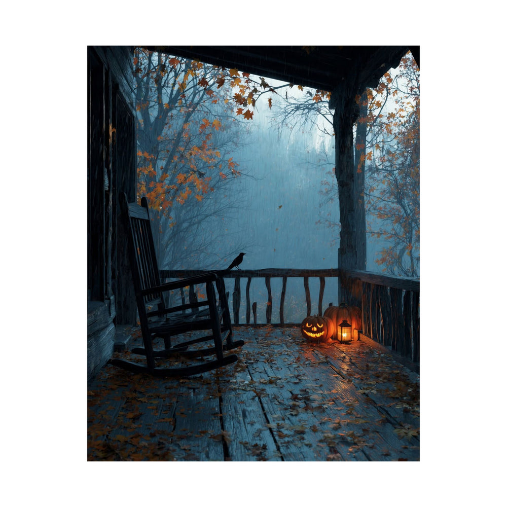 Halloween Addiction — Rain Porch Poster