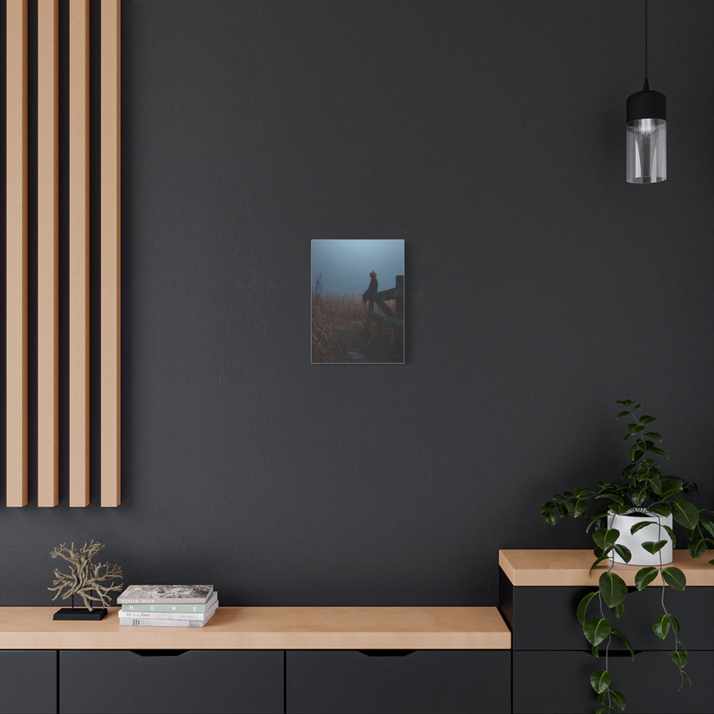 Halloween Addiction — Pumpkin Head Fence Canvas