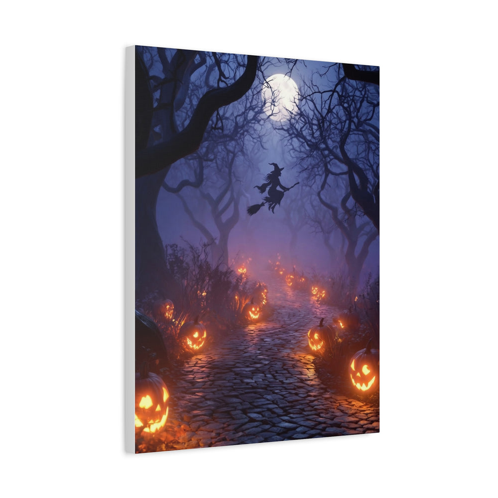 Halloween Addiction — Witch Path Canvas