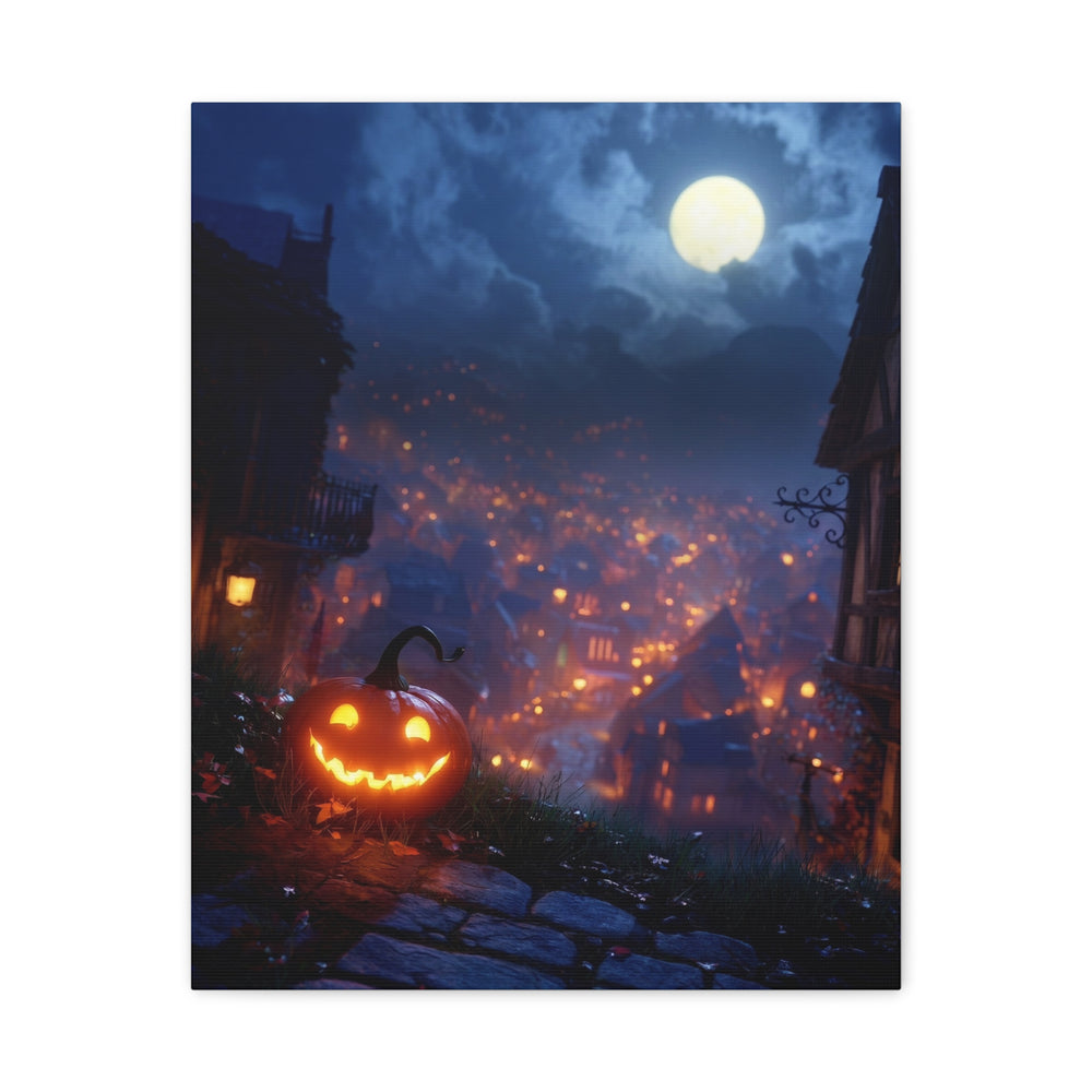 Halloween Addiction — Hilltop Pumpkin Glow Canvas