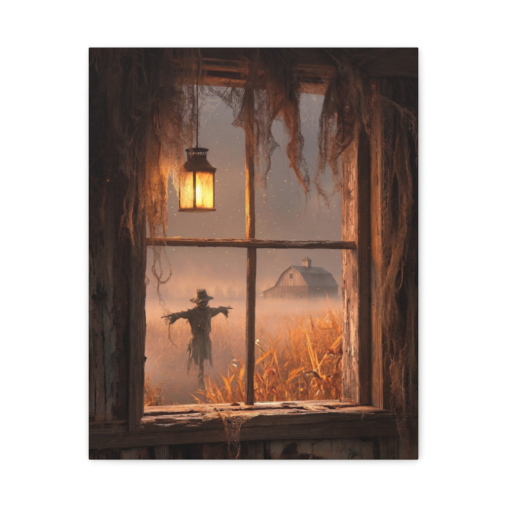 Halloween Addiction — Harvest Window Canvas