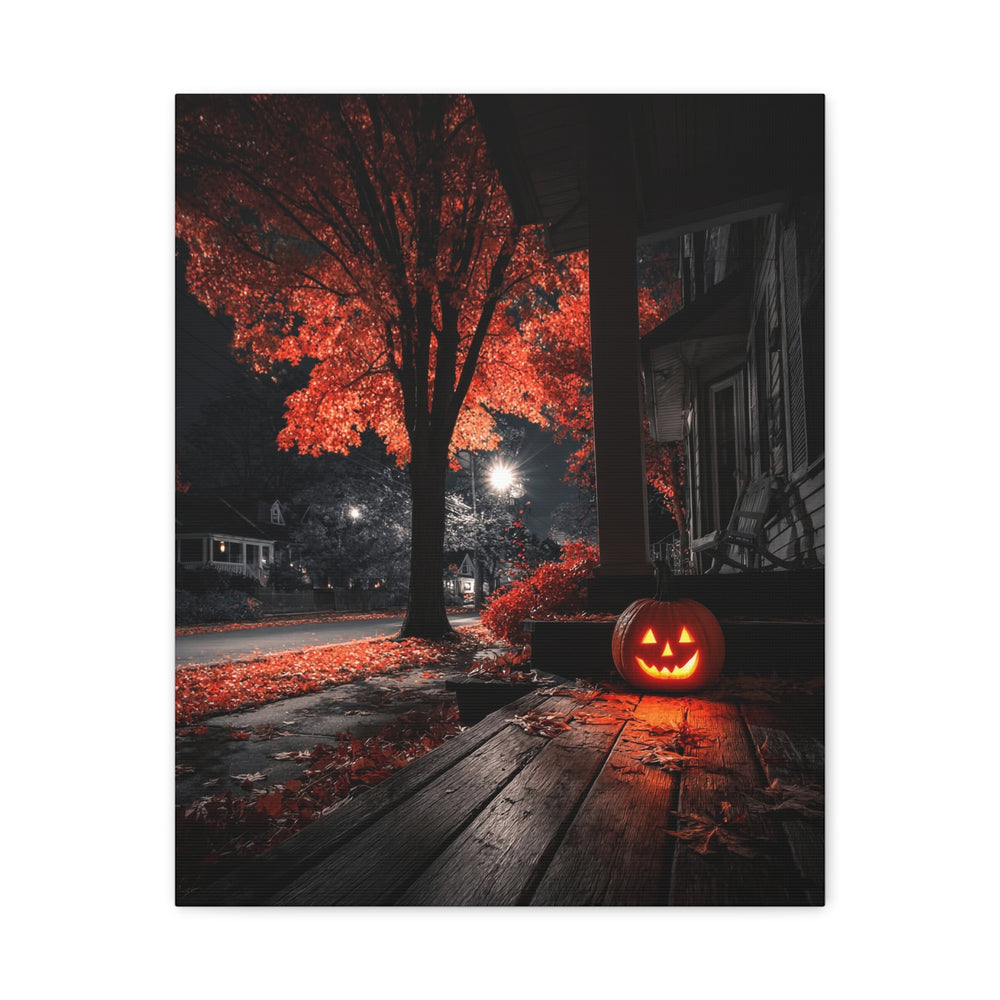 Halloween Addiction — Orange Tree Porch Canvas