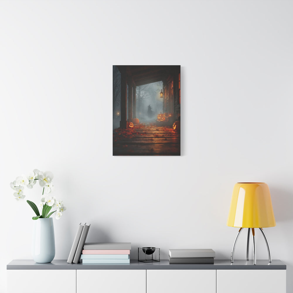 Halloween Addiction — Fog Witch Porch Canvas