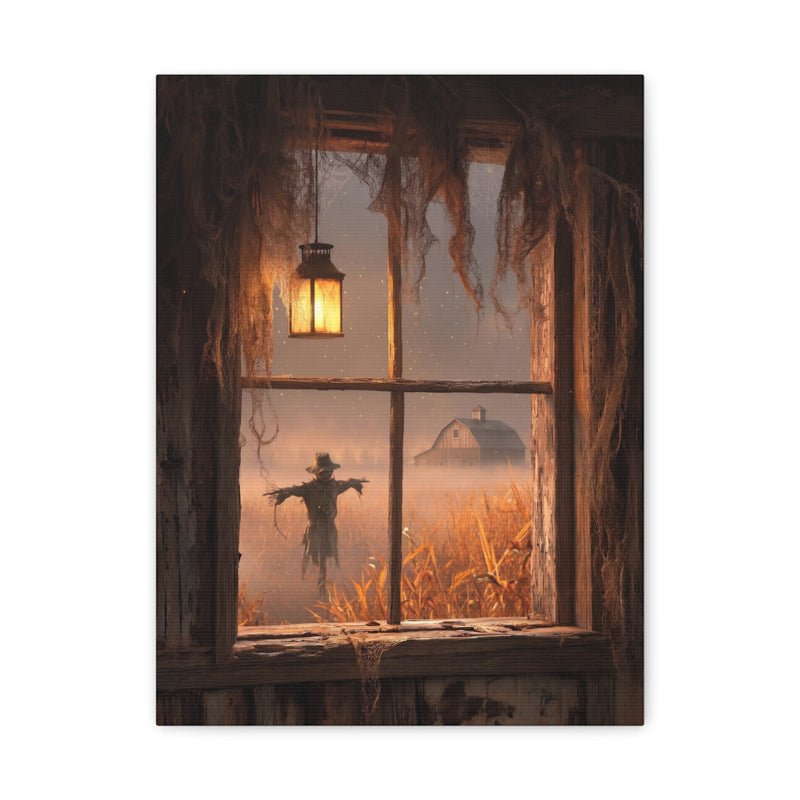 Halloween Addiction — Harvest Window Canvas