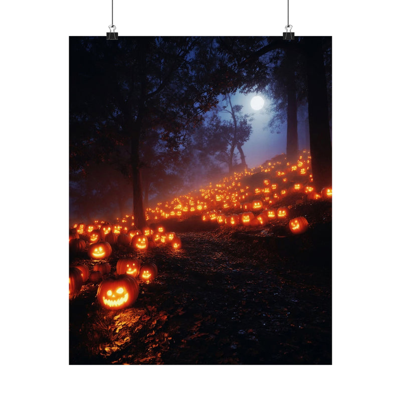 Halloween Addiction — Pumpkin Hill Poster