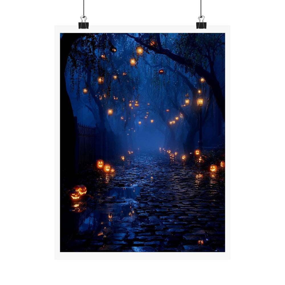 Lantern Path Poster