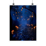 Lantern Path Poster
