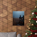 Pumpkin Head Fence Poster