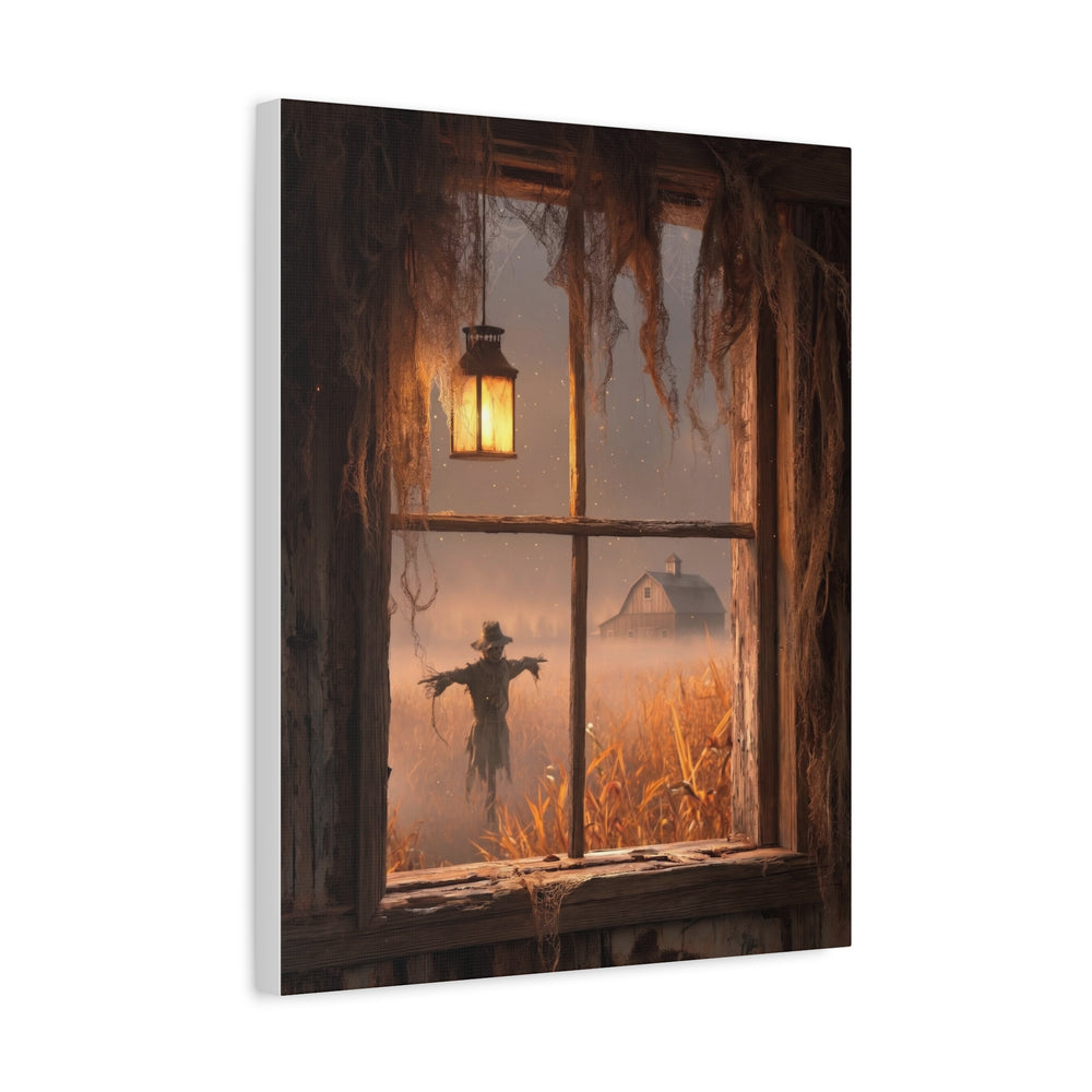 Halloween Addiction — Harvest Window Canvas