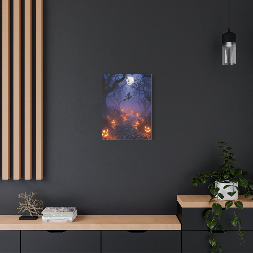 Halloween Addiction — Witch Path Canvas