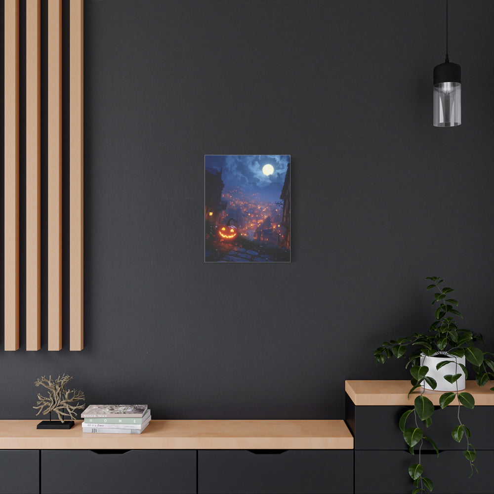 Halloween Addiction — Hilltop Pumpkin Canvas
