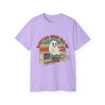 Vintage Ghost Tee, Unisex Retro Shirt, Nostalgic Halloween T-Shirt, Dial-Up Internet Humor, Halloween Gift for Geeks