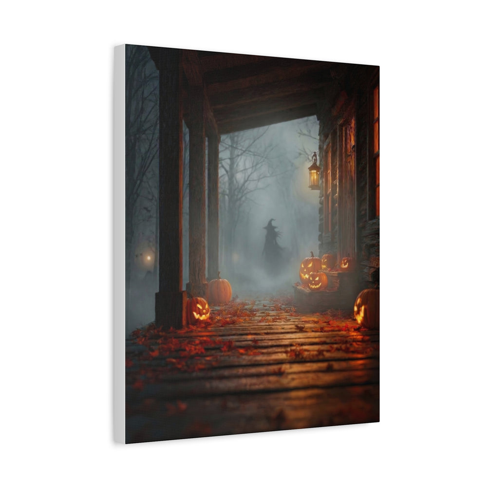 Halloween Addiction — Fog Witch Porch Canvas