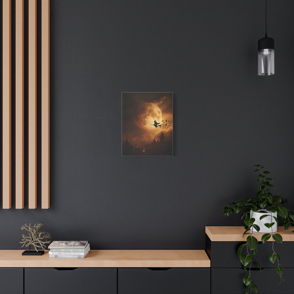 Halloween Addiction — Witch Moon Canvas