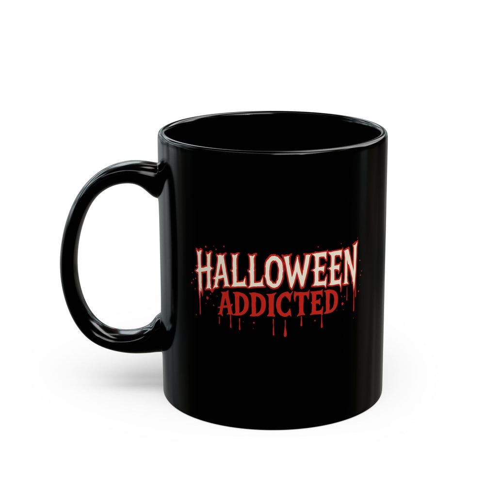 Halloween Addicted Black Coffee Mug (11oz/15oz)