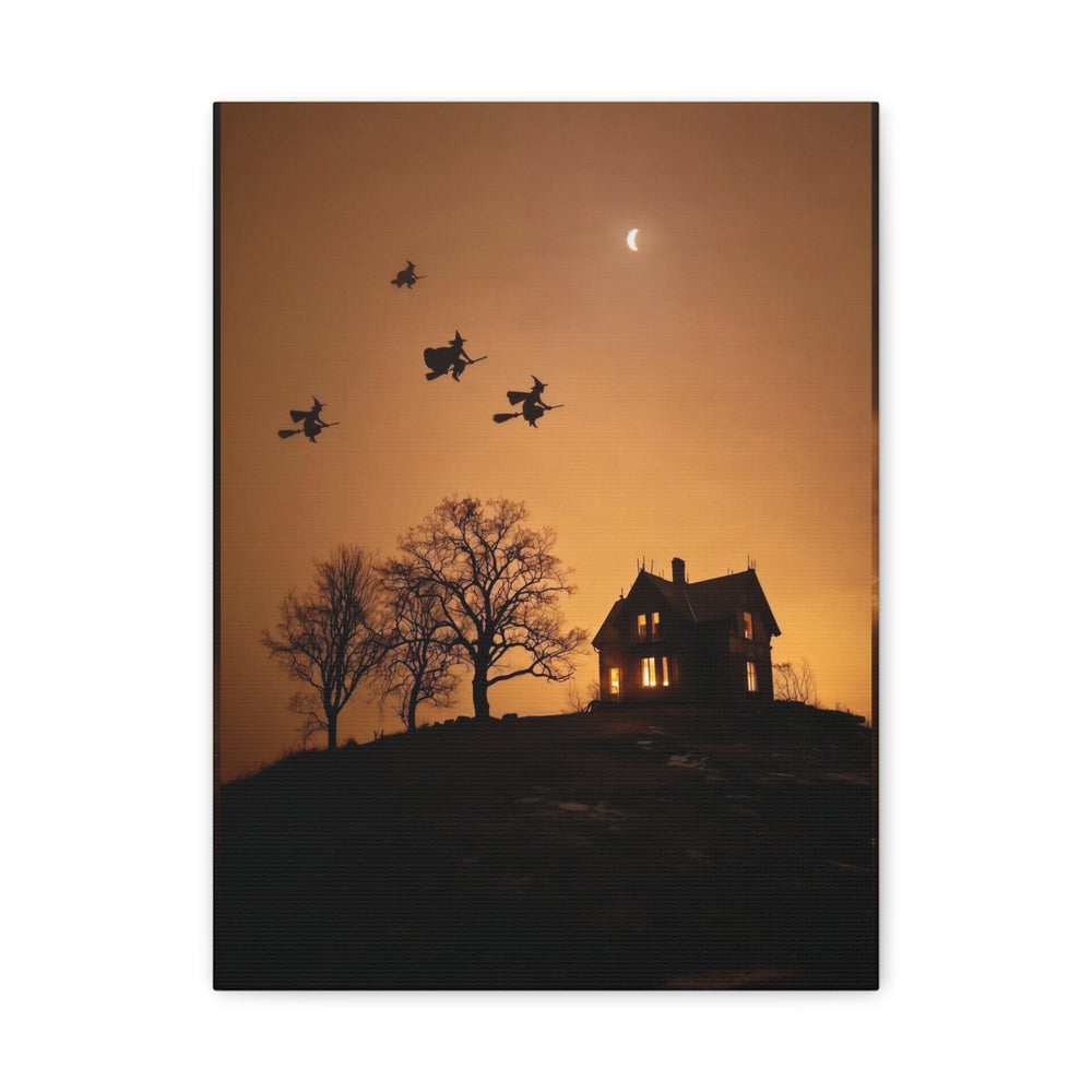 Halloween Addiction — Crescent Witches Canvas