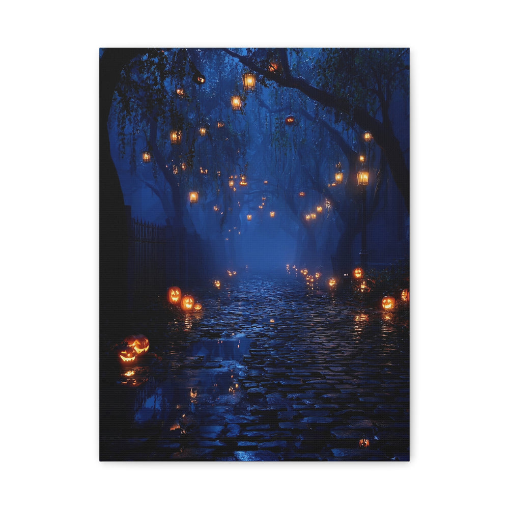 Halloween Addiction — Lantern Path Canvas