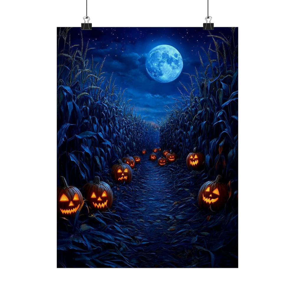 Corn Maze Path Poster