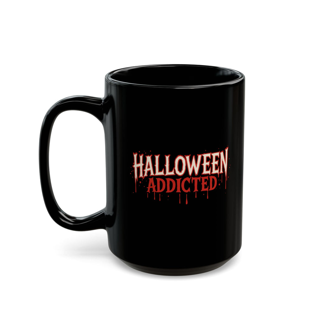 Halloween Addicted Black Coffee Mug (11oz/15oz)