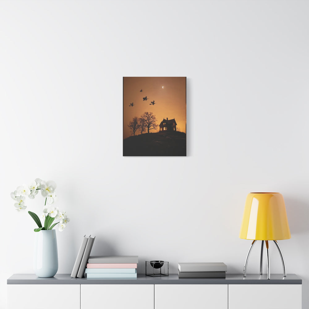 Halloween Addiction — Crescent Witches Canvas