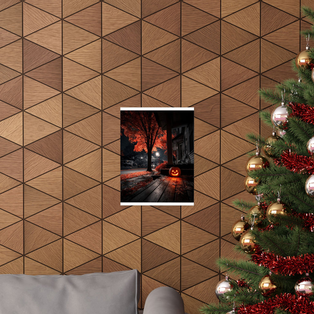 Orange Tree Porch Poster