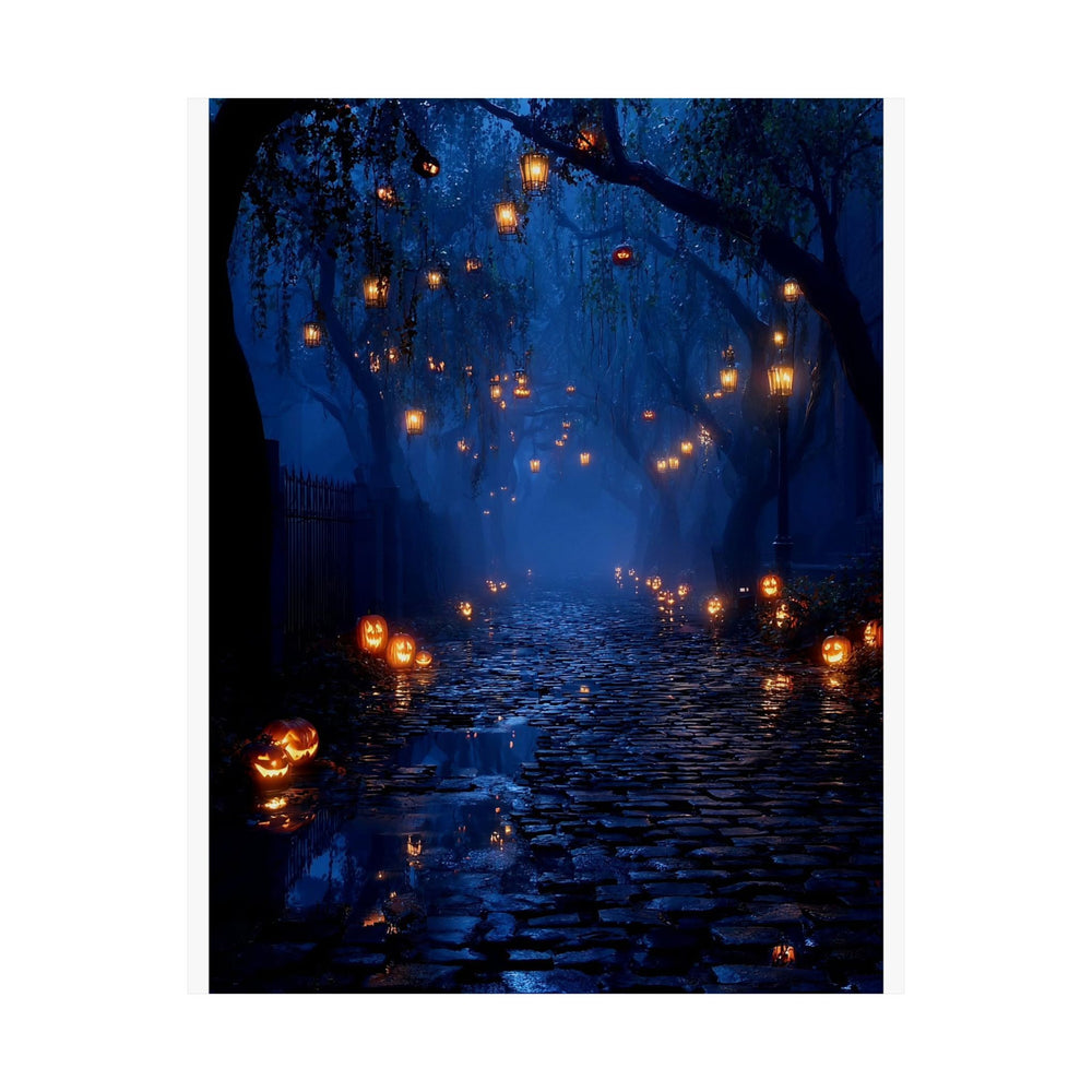 Lantern Path Poster