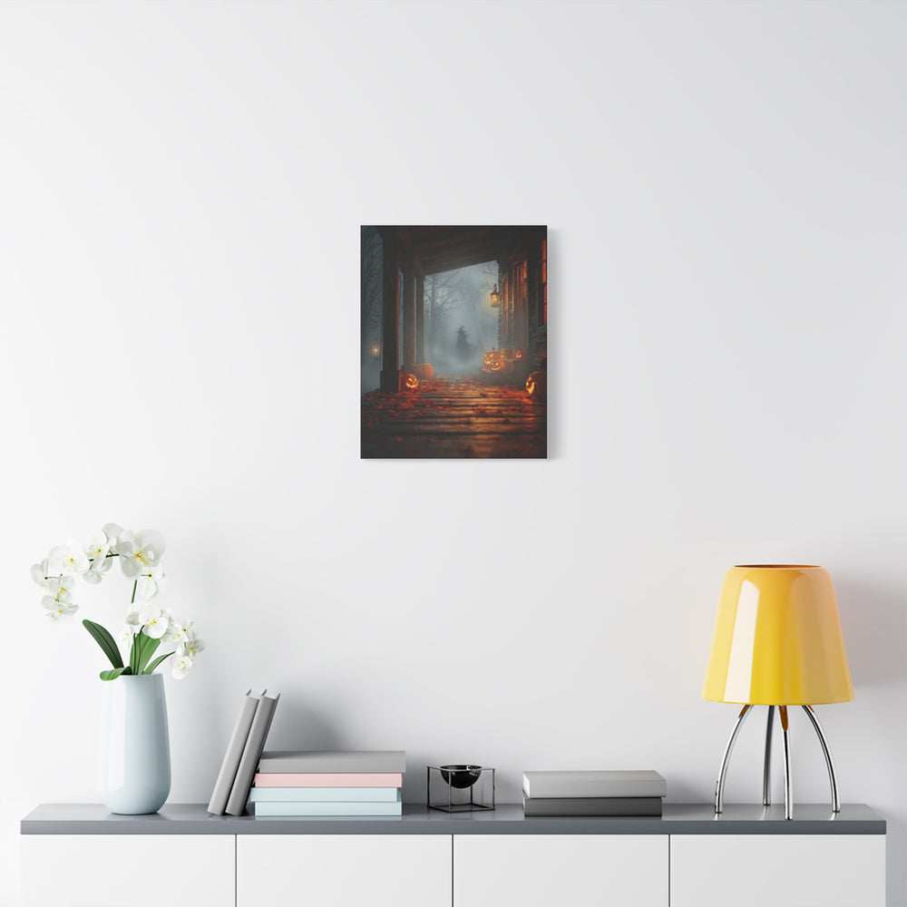 Halloween Addiction — Fog Witch Porch Canvas