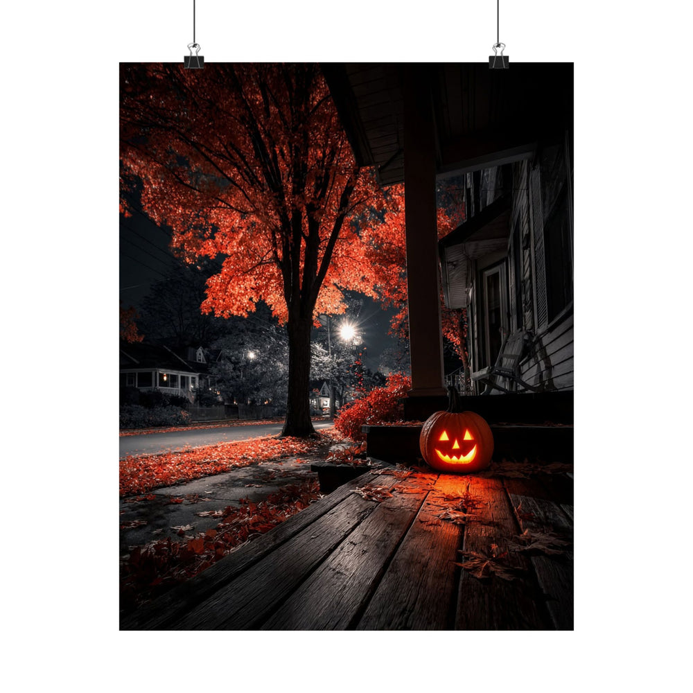 Halloween Addiction — Orange Tree Porch Poster