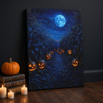 Halloween Addiction lifestyle mockup corn maze path canvas wrap