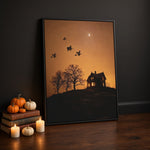 Halloween Addiction lifestyle mockup crescent witches floorlean