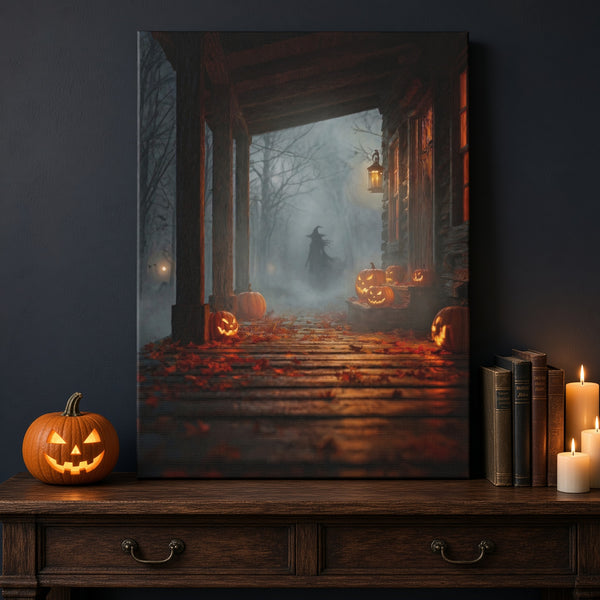 Fog Witch Porch Canvas