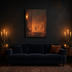 Halloween Addiction lifestyle mockup ghost gate room