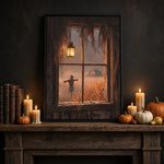 Halloween Addiction lifestyle mockup harvest window room