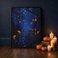 Lantern Path Poster